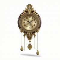 Wall Clock with Pendulum Large Pendulum Wall Clock Quiet for Bedroom