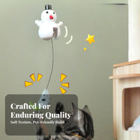 Self-Play Electric Cat Teaser Toy | Interactive Swinging Motion, Automatic Moving Design, Cat Toy with Lure, for Home