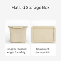 Industrial Storage Box, Stackable Plastic Organizer