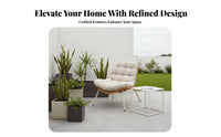 3 Pieces 3-Piece Woven patio Set WickerdesignPiece Outdoor Seating weather-resistant Space-Saving for pairs, Adults, Porch, Deck