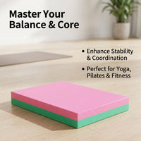 Thick Balance Pad, TPE Workout Mat for Fitness & Strength Training, Non-Slip High Resilience Exercise Mat, Odorless