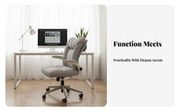 support restless Caster Chair 360° rotate Office Furniture Space-Saving for Study Room