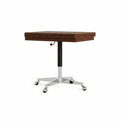 Mobile Design Adjustable C-Shaped Table Space-Saving Household Furniture half-century-centuryera aesthetic Laptop Stand multifunctional Use for Small Apartment Dwellers, Remote Workers, Students, Living Room, Home Office, Bedroom