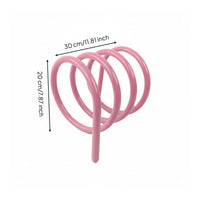 Spiral Book Stand Colorful Desktop Book Stand Modern Reading Accessory for Study Room