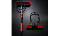 High-Reach Solar Panel Cleaning Brush Extendable Telescopic Cleaning Brush Telescoping Water-Fed Washing Kit Adjustable for Cleaners, Window Panes, Roofs