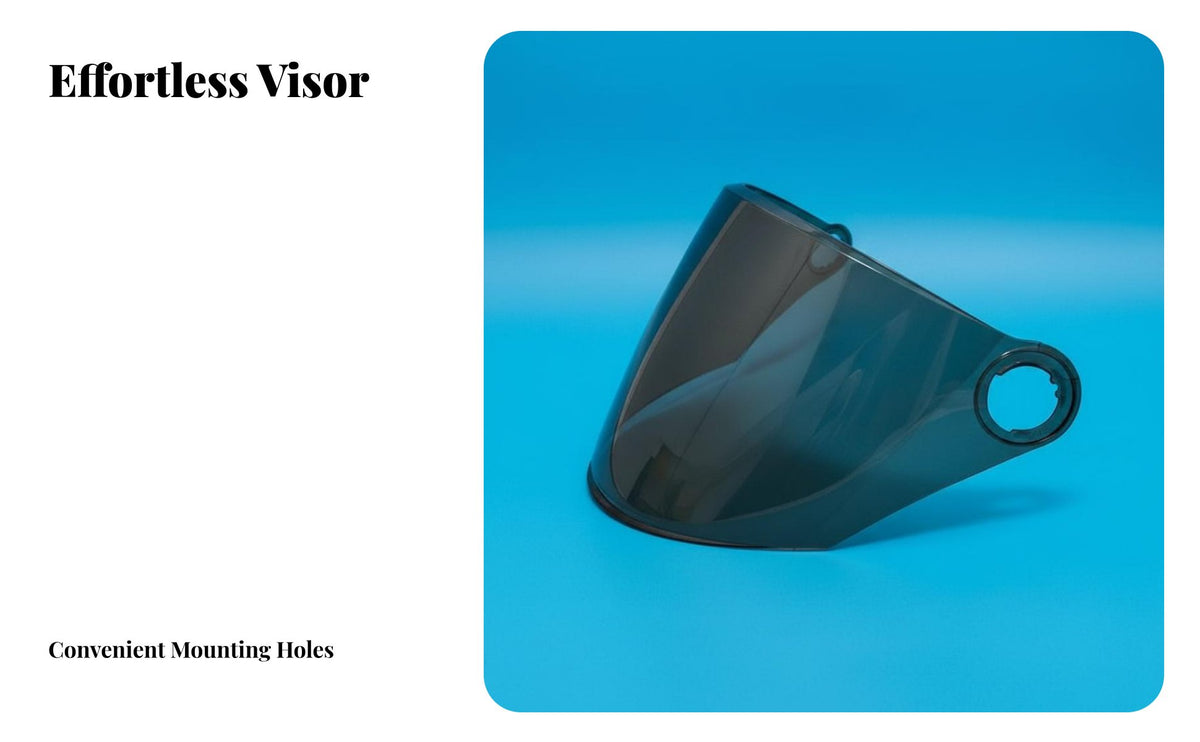 Windproof Replacement Helmet Lens High Toughness Electric Scooter Helmet Lens Shatterproof Flip up Visor Anti-Scratch for Motorcyclists