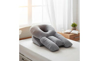 Face Down Pillow Removable Washable Cover Vitrectomy Support Pillow Breathable Design Adjustable Prone Headrest for Office Napping