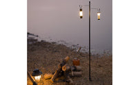 Lightweight Camping Light Stand with Clamp Adjustable Camp Lantern Pole Compact Camp Lantern Stand Rust-Resistant for Fishing