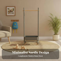 Clothes Hanging Rack High Load-Bearing Capacity for Cloakroom, Homeowners