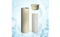 Portable Vacuum-Insulated Compress Container Compact Handheld Cooling Aid Cylindrical Bottle for Outdoor