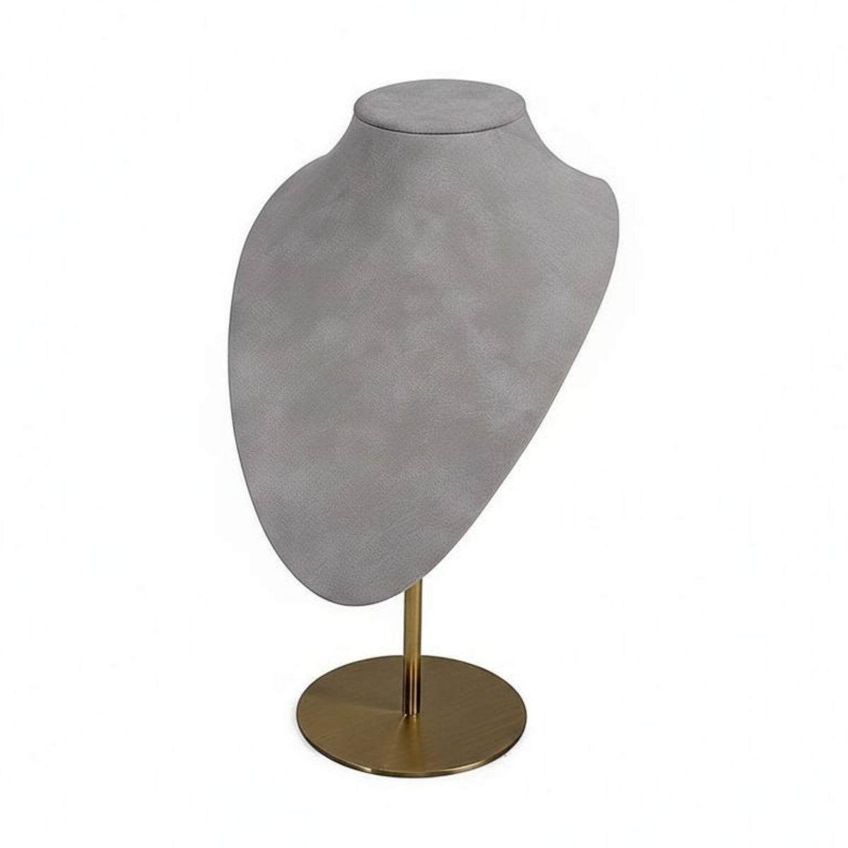 Pu Leather Necklace Stand Luxury Style Necklace Display Bust Stable Base Jewelry Display Bust for Photo Photography