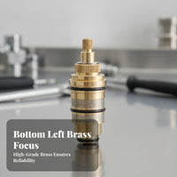 Thermostatic Mixing Assembly | Solid brass build, Perforated Metal Mesh Bands, Thermostatic, for Faucet Maintenance