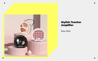 Portable PA amplifier for teachers