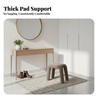 Upholstered Square Stool Luxury Design Household Furniture Comfortable