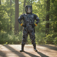 Bee Suit with Hood One-Piece Beekeeping Suit with Gloves Professional for Colony Inspection