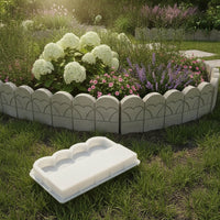 Concrete Mold with Edge Curved for Flower Bed, Gardeners, Homeowners