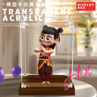 亚克力展示盒乐高高达模型车模泡泡玛特盲盒手办积防尘罩手办盒子