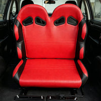 Kart Seat with Slide Rails Contoured Seat with Brackets Textured for Hobby Builders, Child's Vehicle Builds