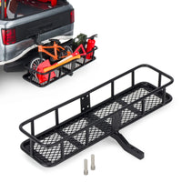 Rear Chassis Rack with Basket Easy Installation Spare Tire Storage Rack Black Spare Tire Carrier Basket for Model Builders