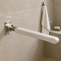 Folding Bathroom Grab Bar Non-Slip Flip up Grab Bar Easy Approach