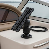 360° Rotation Marine Life Detector Mount Easy Installation Universal Marine Life Detector Mount Heavy Duty Construction for Fishermen