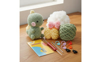Amigurumi Dinosaur Kit English Instructions Beginner Crochet Set Tutorial