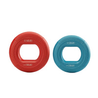 2 Pieces Hand Grip Loop Textured Silicone Grip Loop Finger Exerciser Washable Fitness Equipment Non-Slip for Climbers