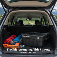 Stackable Utility Box with Table Lid Heavy-Duty Camping Trunk Portable Handles