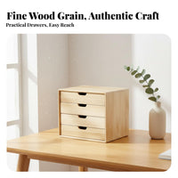 Multi-Drawer Document Box Large Capacity 3-Drawer Storage Box adaptable Use