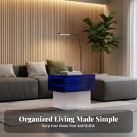 Floating Acrylic Drawer Space-Saving Floating Cubby Shelf Minimalist aesthetic