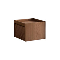 2 Pieces Nesting Coffee Table Set Movable with Wheels Indoor Furniture