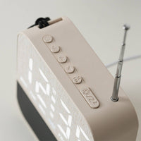 Digital Alarm Clock Radio Large Display Alarm Clock Radio Snooze for Heavy Sleepers, Students