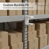 Wire Shelf Dividers for Clothing and Merchandise Organization
