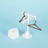 Miniature Clothes Rack Set Simulation Model for Miniature Scene