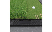 Anti-Slip Rubber Base Golf Hitting Mat Long-Lasting Construction Golf Swing Training Mat Weather Resistant Artificial Grass Practice Pad Shock Absorbent for Beginners, Indoor, Outdoor, Backyard, Home