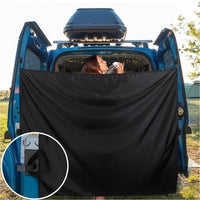 Car Sun Shade Curtain for Rear Window - Retractable Privacy Screen