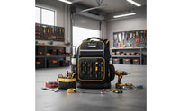 Heavy Duty Tool Backpack Multiple Pockets for Jobsite, Electricians, Technicians