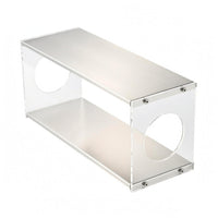Desktop Storage Rack Open-Frame Countertop Display Shelf Rectangular