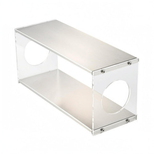 Desktop Storage Rack Open-Frame Countertop Display Shelf Rectangular