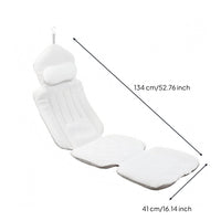 Anti-Slip Bath Cushion Mesh-Textured Full Body Bath Pillow Soft for Bathing