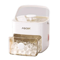 Press-Type Ice Cube Tray with Lid, 48-Grid, Food-Grade PP, Easy Release