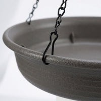 Hanging Bird Bath and Bird Feeder Water Tray Garden Decoration, Outdoor Hanging Lawn Decor for Patio Yard and Garden Use