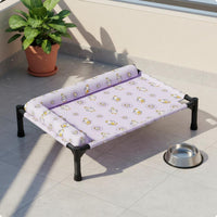 Dog Bed with Supportive Side Removable Cover Sleeping Platform Padded
