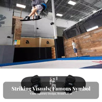 Jib and Trick Practice Trampoline Training Board Portable Design cylinder Balance Board Anti-Slip Surface powderboard practice board sturdy Construction for powderboarders, Beginners, Fitness fans, Home Gym, Living Room, Backyard