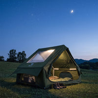 Quick Setup Inflatable Cabin Tent Waterproof Inflatable Tent Glamping Ventilated for Campers, Picnics