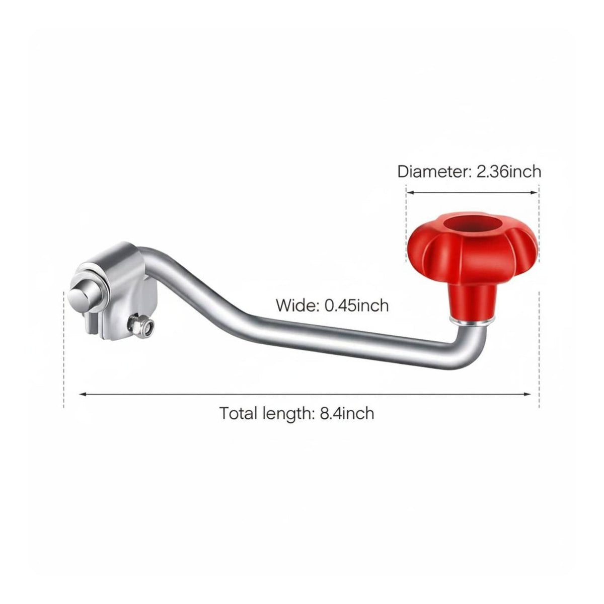 2 Pieces Universal Fit Vehicle Hitch Lifting Device Crank Strong Steel Construction Vehicle Lifting Device Handle for RV