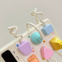 Plug Outlet Busy Board Fine Motor Skills Power Strip Toy Hand-Eye Coordination Busy Board with Plugs for Kids, Playroom