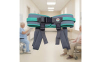 Transfer Belt with Thigh Straps Adjustable Gait Belt with Leg Straps Strong Mobility Aid for Elderly