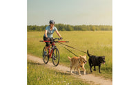 Adjustable Dog Towing Connector Telescoping Bike Dog Leash Mount Handsunrestricted Long-Lasting for Cyclists, Outdoor Rides