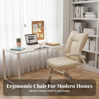 Adjustable Student Task Chair Ergonomic Design Office Furniture Thick pad Seat effortless Rolling Casters for Study Room